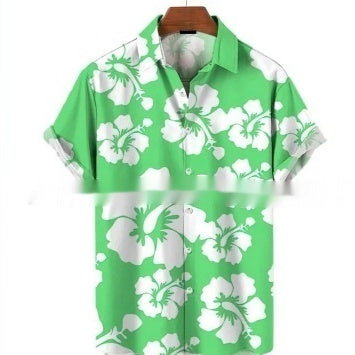 Men's Hawaiian Shirt Printed Casual Short Sleeve