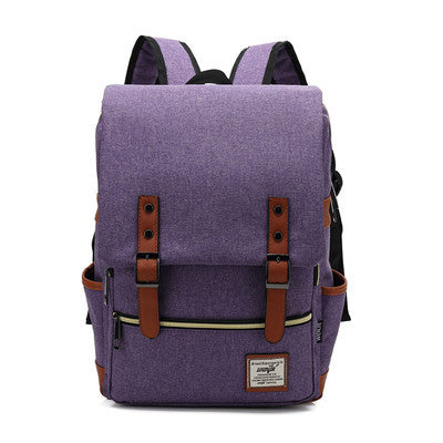 Korean Version of College and High School Student Schoolbags for Men and Women, British College Style Backpacks, Simple Computer Bags, Large Capacity Backpacks