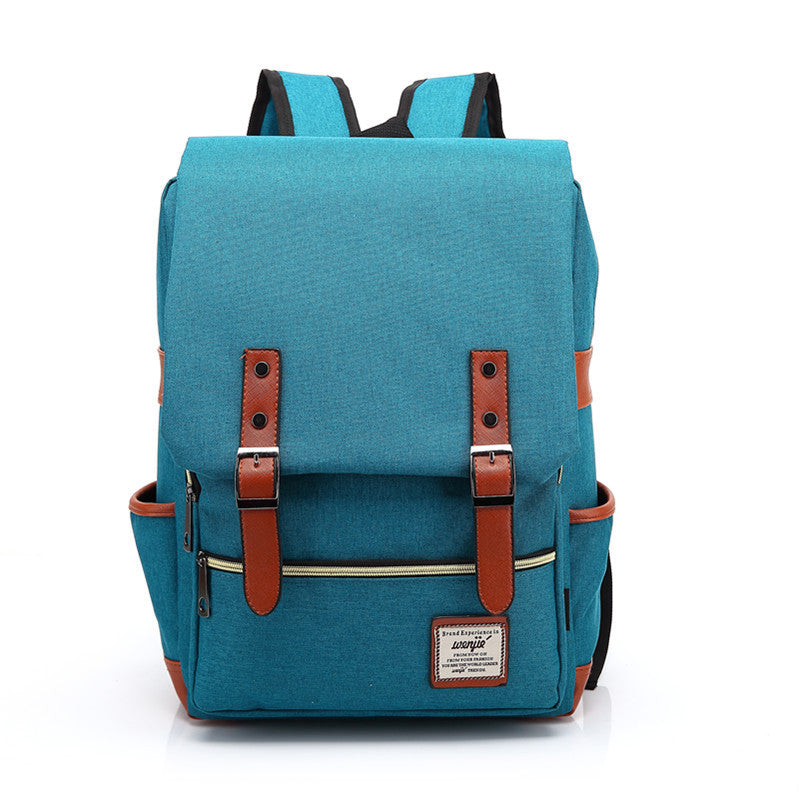 Korean Version of College and High School Student Schoolbags for Men and Women, British College Style Backpacks, Simple Computer Bags, Large Capacity Backpacks
