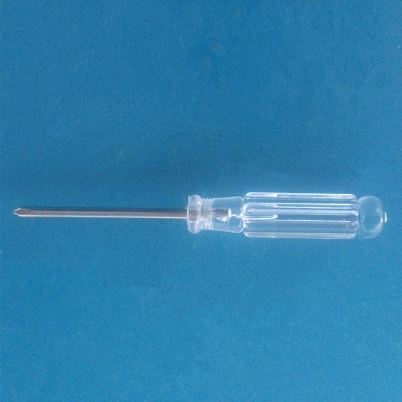 3.0 + Crystal Head small screwdriver + word transparent screwdriver screwdriver batch head +-word small screwdriver factory direct supply