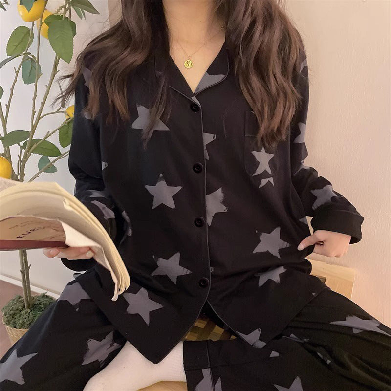 Women's Long-sleeved Pajamas Homewear Suit