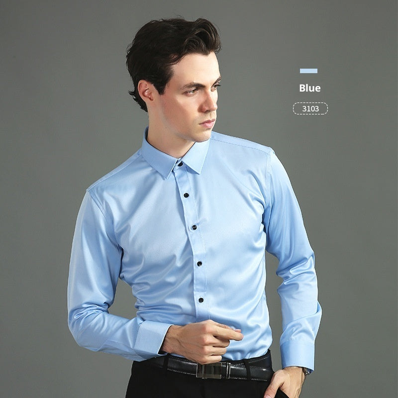 Casual Four-Way Stretch Long Sleeve Shirt
