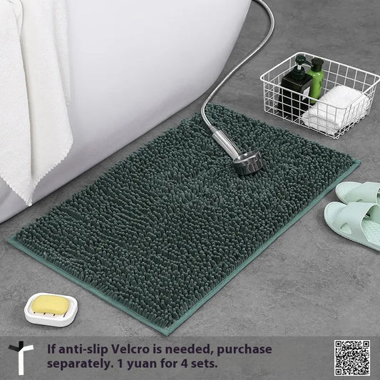 Bathroom Chenille Non-slip Absorbent Floor Mat