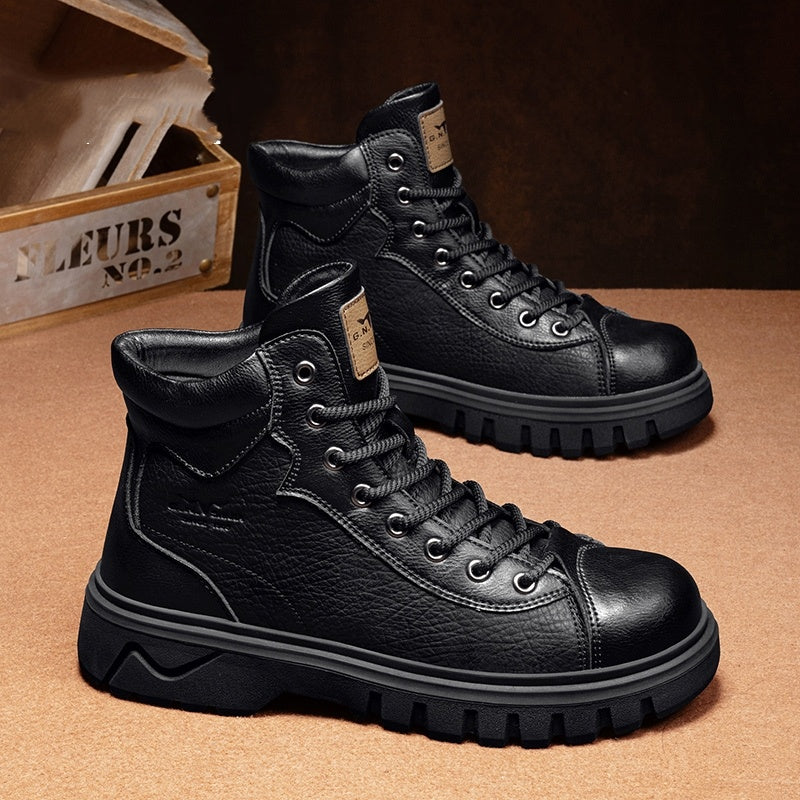 Martin Boots Men's High-top Platform Working Boots