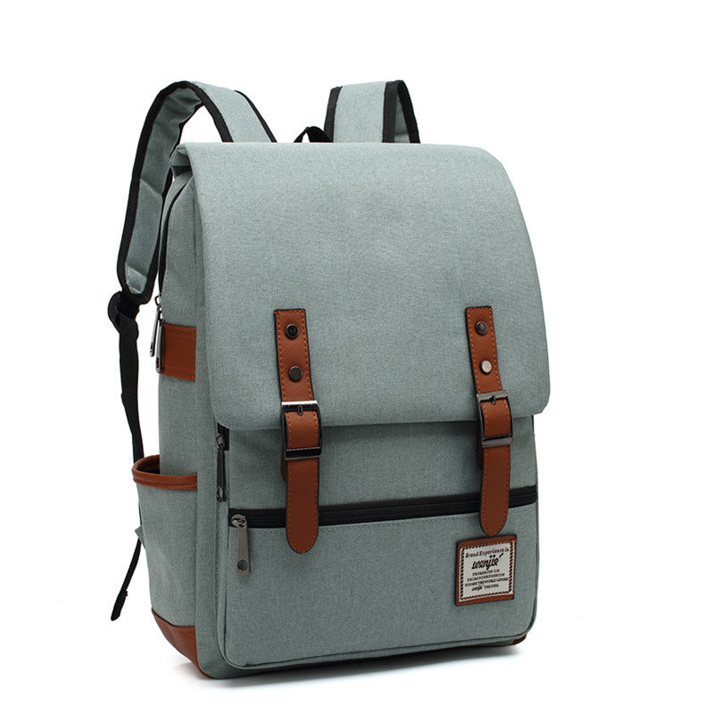 Korean Version of College and High School Student Schoolbags for Men and Women, British College Style Backpacks, Simple Computer Bags, Large Capacity Backpacks
