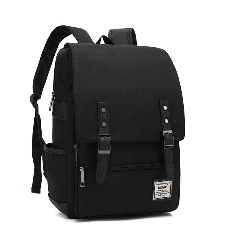 Korean Version of College and High School Student Schoolbags for Men and Women, British College Style Backpacks, Simple Computer Bags, Large Capacity Backpacks