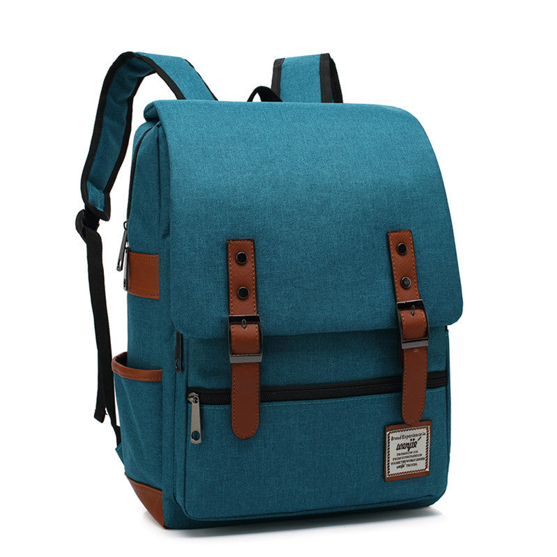 Korean Version of College and High School Student Schoolbags for Men and Women, British College Style Backpacks, Simple Computer Bags, Large Capacity Backpacks