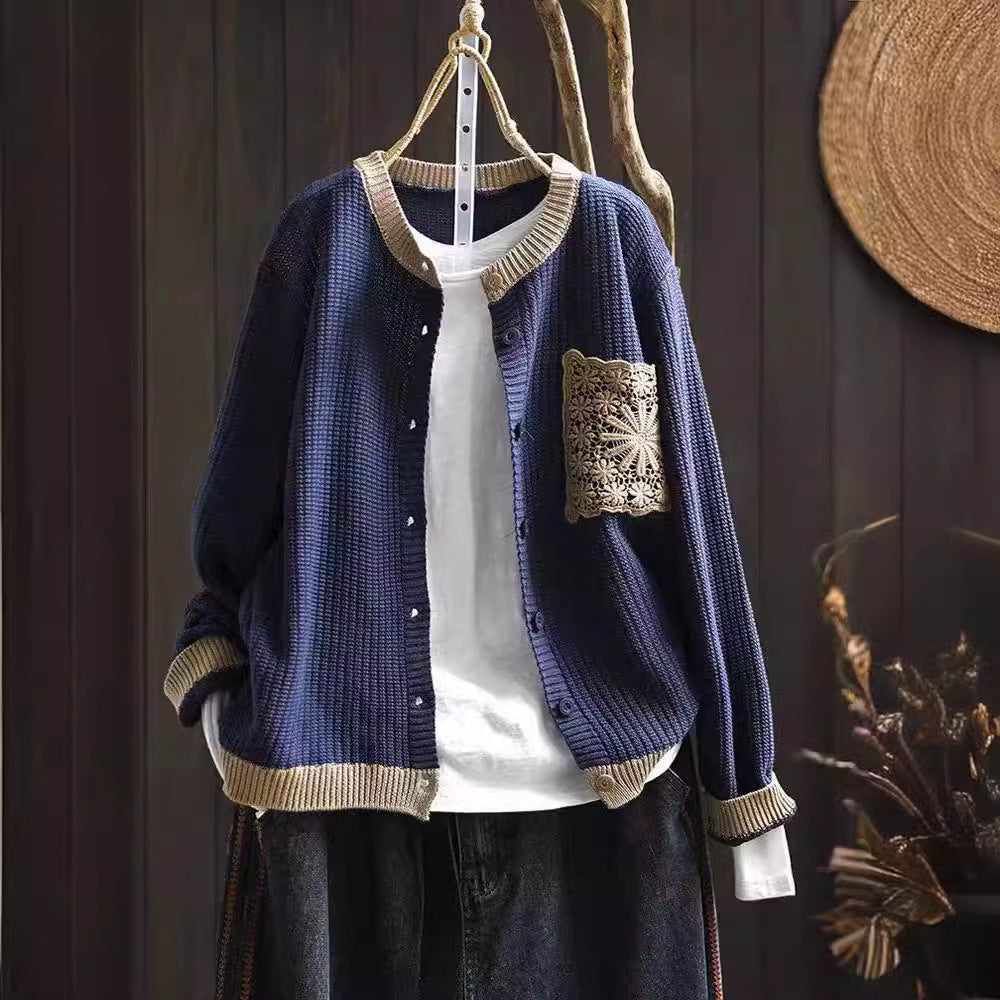 New Casual Outerwear Long-sleeve Cardigan Sweater