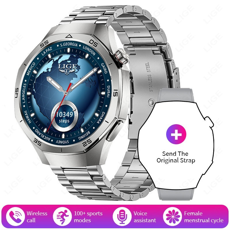 Smart Watch Movement Track Bluetooth Calling Sport Mode Heart Rate Health Monitoring