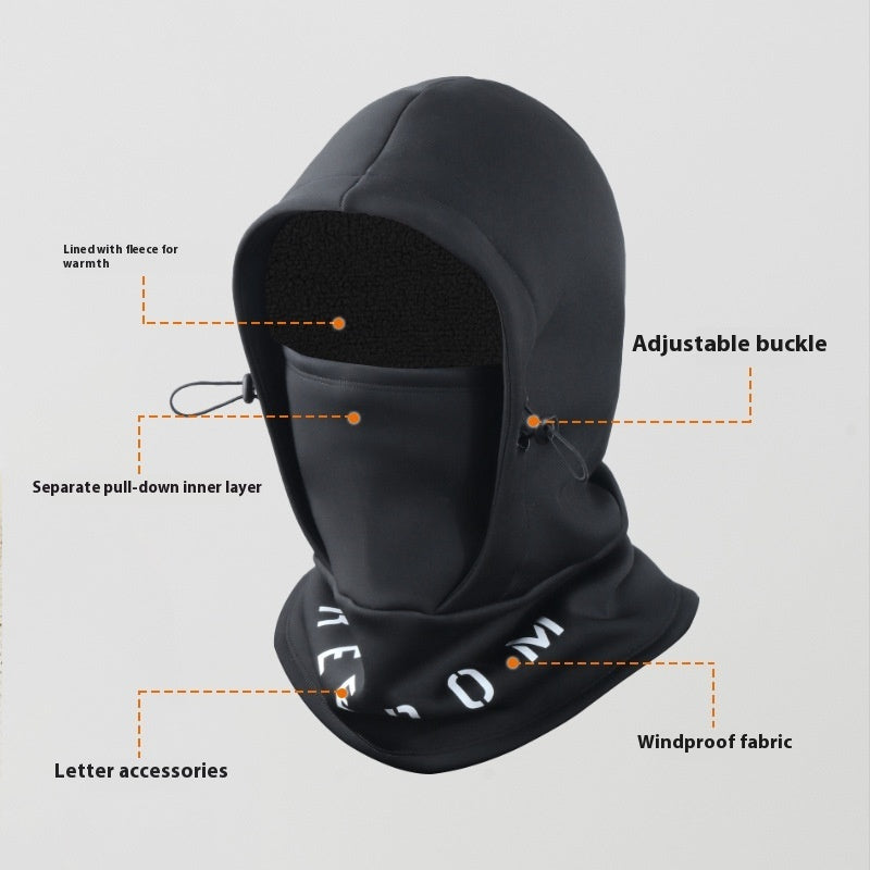 Winter Riding Cold Protection Fleece Thermal Headgear