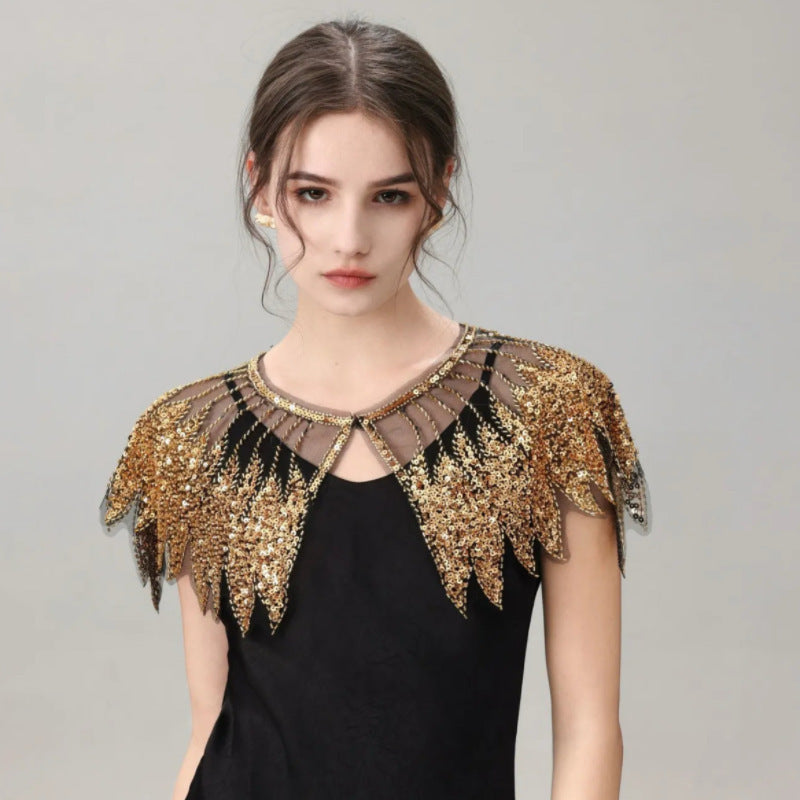 Bride Wedding Dress Front And Rear Shawl