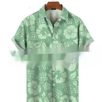 Men's Hawaiian Shirt Printed Casual Short Sleeve