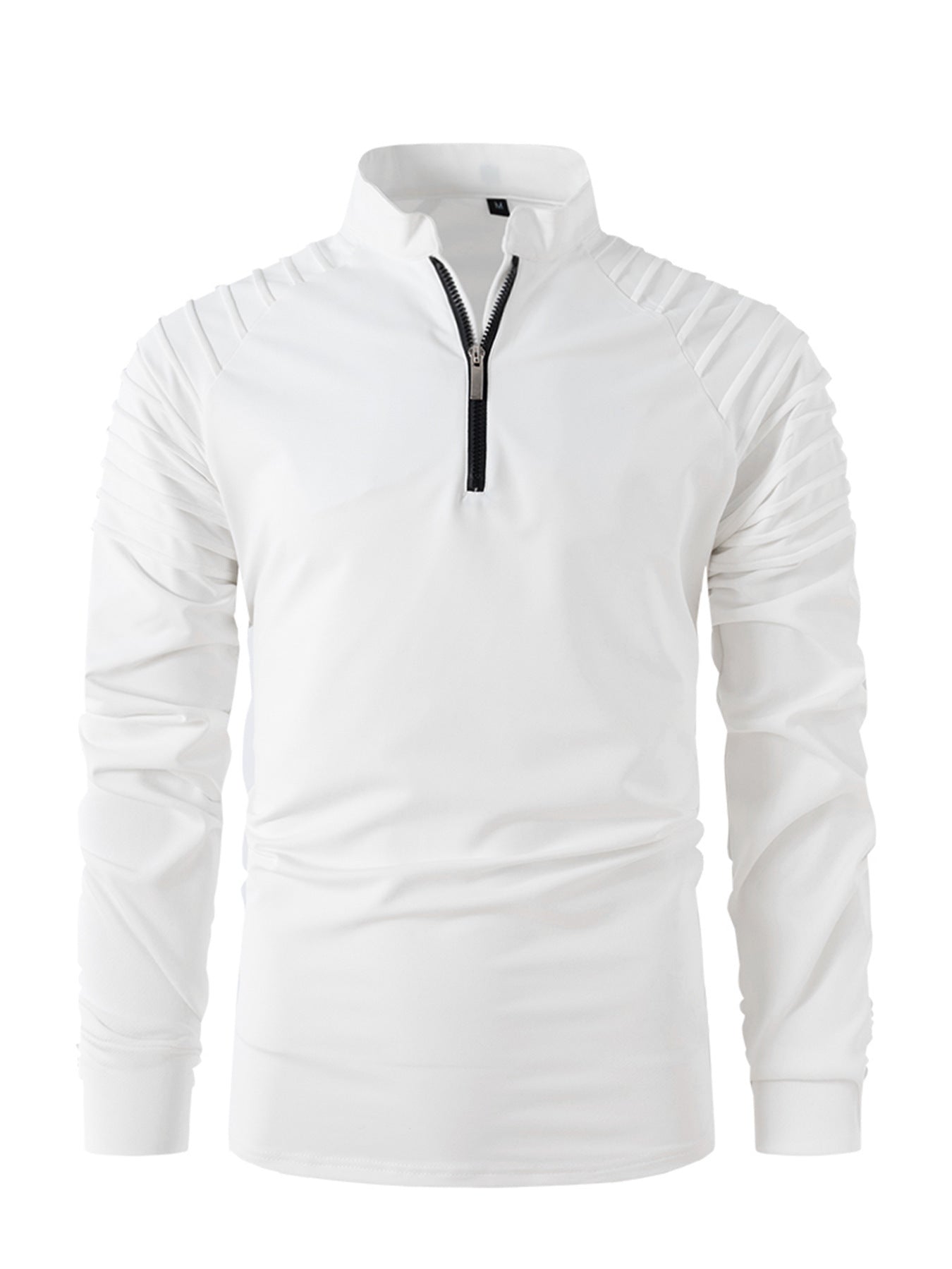 Spring And Autumn Men's POLO Zipper Sports Polo Shirt