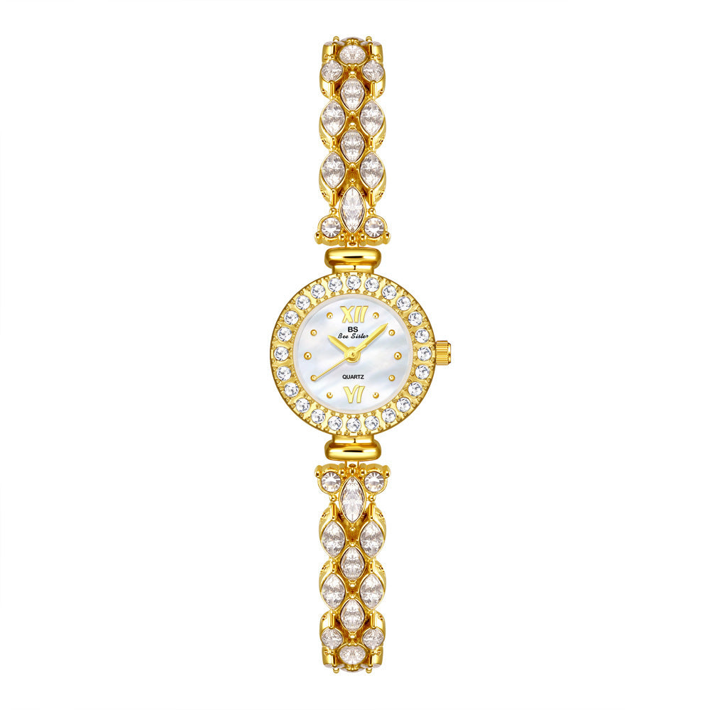 Baita Starry Horse Eye Zircon Light Luxury Exquisite Mermaid Watch