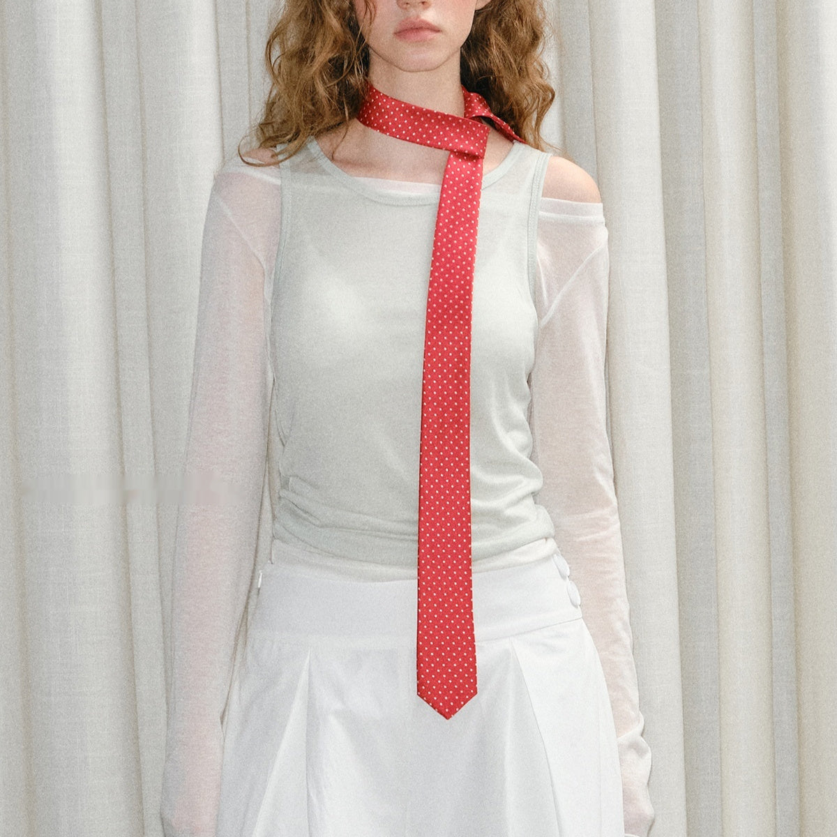 College Style Tie South Korea Design Tie Shirt