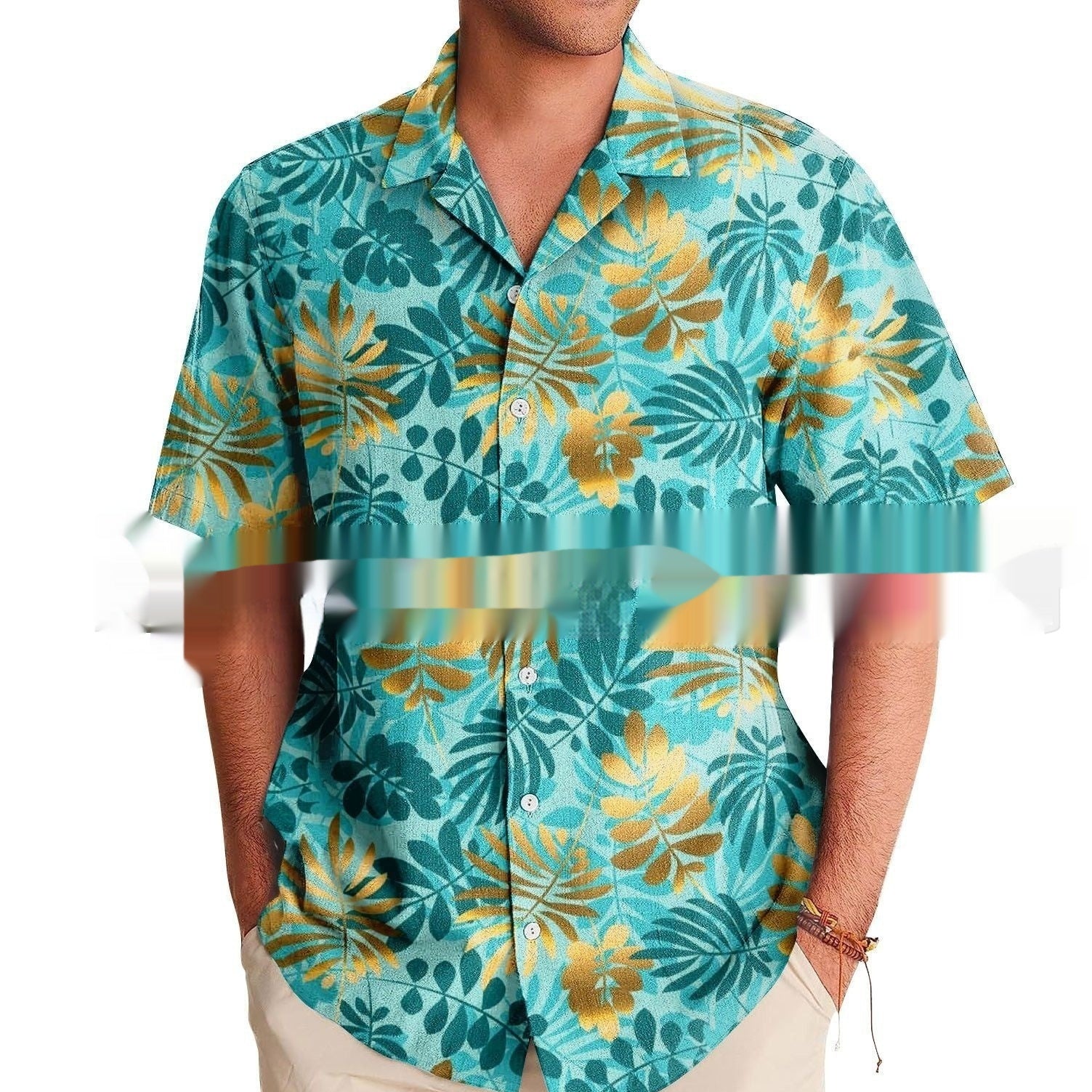 Men's Hawaiian Shirt Printed Casual Short Sleeve