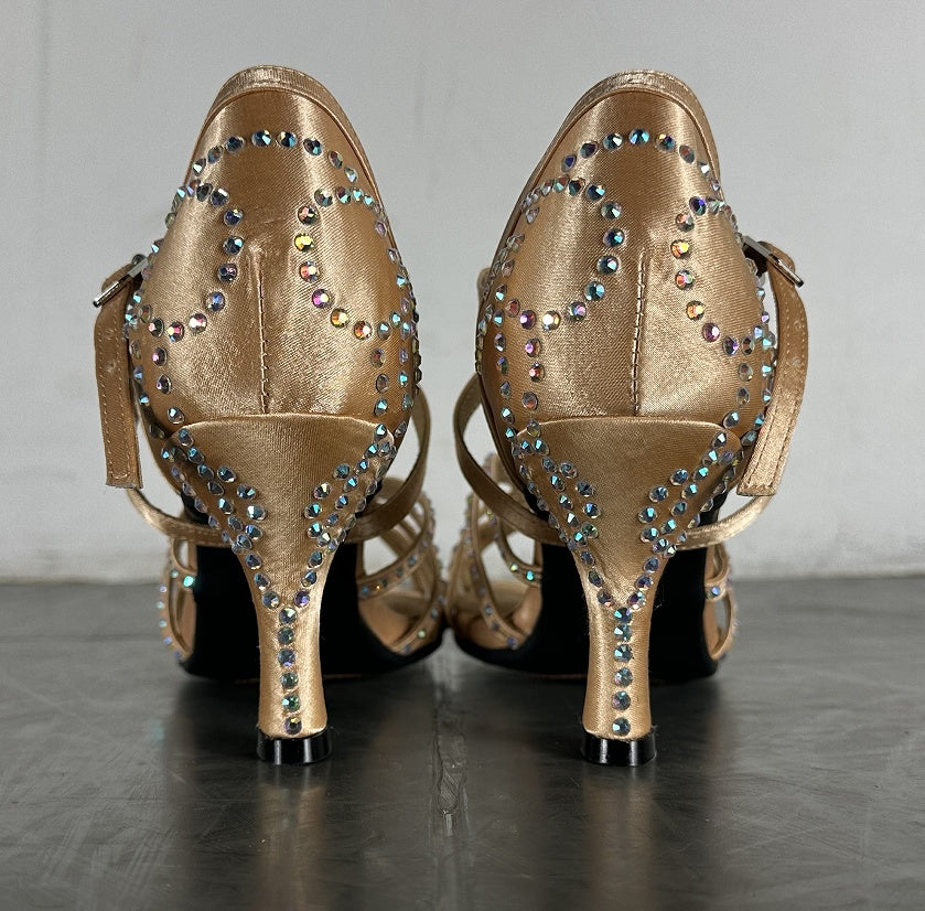 Diamond Latin Dance Women's High Heel Dancing Shoes