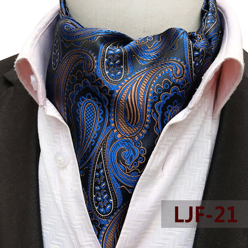 Men's Scarf Jacquard Polyester British