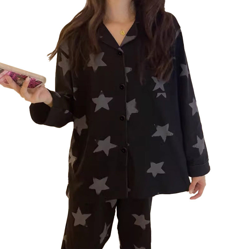 Women's Long-sleeved Pajamas Homewear Suit