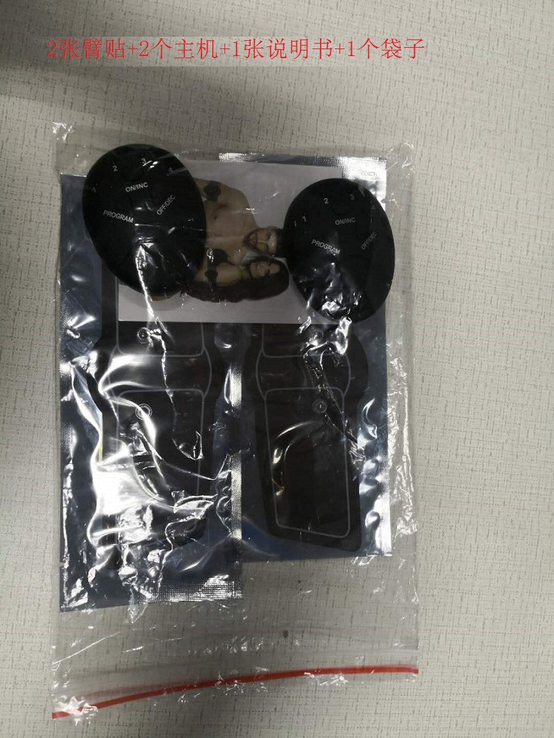 Intelligent EMS Abdominal Fitness Instrument 6 Abdominal Muscle Abdominal Training Device Home Sports Fat Slugger Lazy Fitness Equipment Abdominal Muscle Sticker