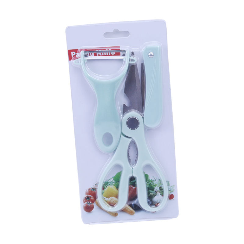 Wholesale Household Kitchen Knife Set, Food Supplement Set, Folding Portable Fruit Knife, Paring Knife, Dual-Use Manufacturer