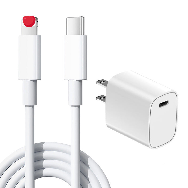 Suitable for Apple 17 Charger 20W Original Genuine Fast Charging Mobile Phone Gallium Nitride Charging Head Set