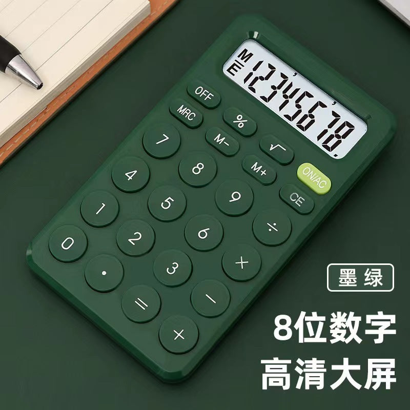 Macaron Color Portable Calculator Office Special Computer Student Cute Calculator Financial Special