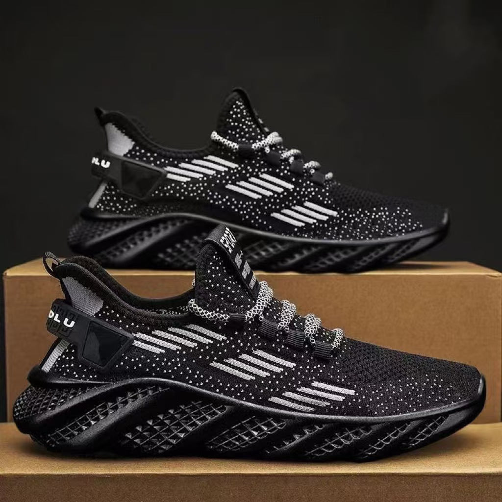 Shoes for Men 2025 New Soft Sole Comfortable Running Casual Shoes Fly Woven Sports Shoes Men's Casual Shoes