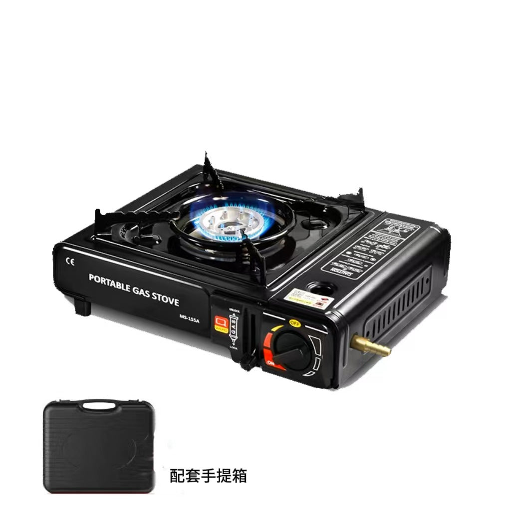 Gas stove cassette stove outdoor household portable gas stove cooking grill camping grill gas stove camping