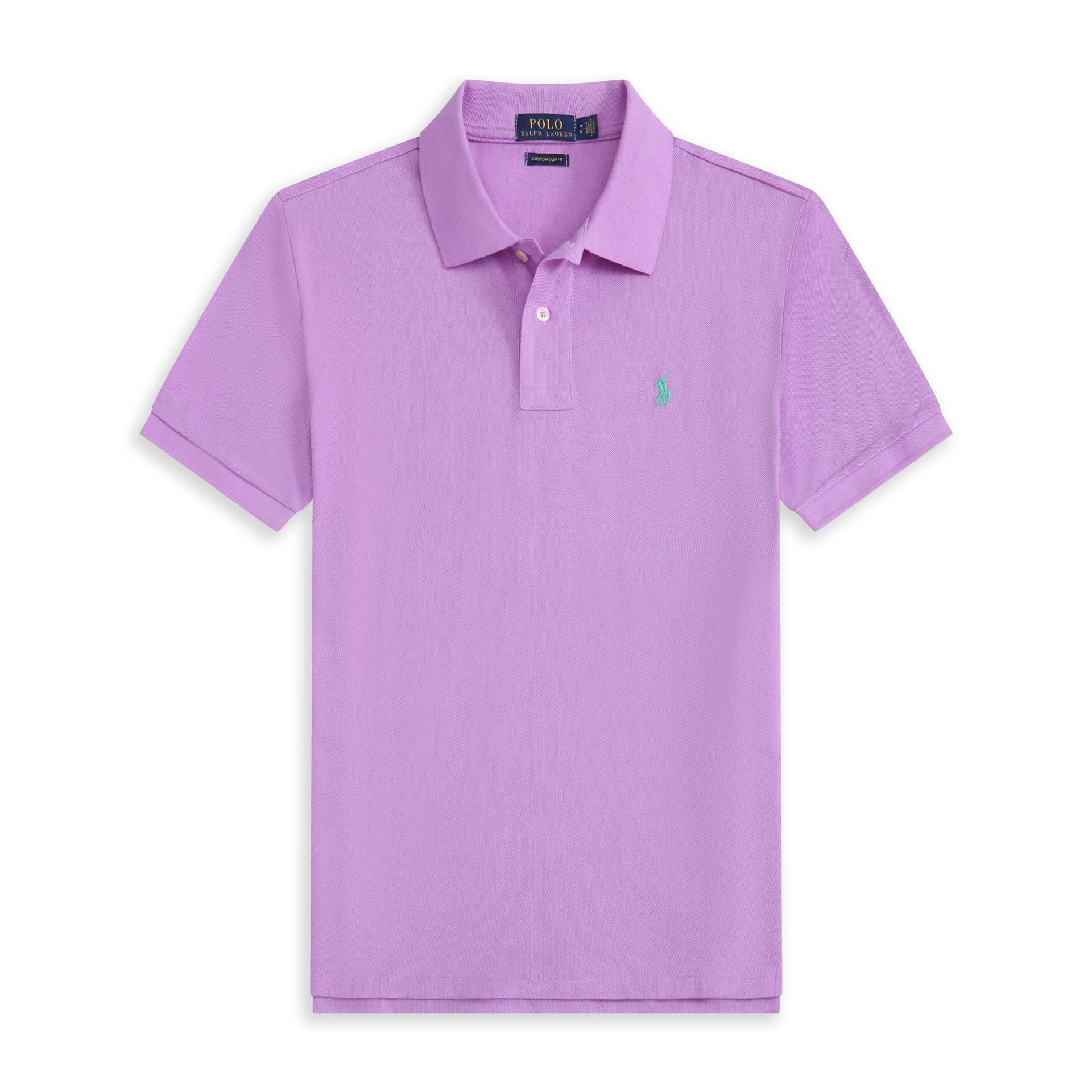 Summer Export Rlpolo Shirt Men's Short-Sleeved T-Shirt Lapel Pony Logo Embroider Casual Wear Simple and Casual