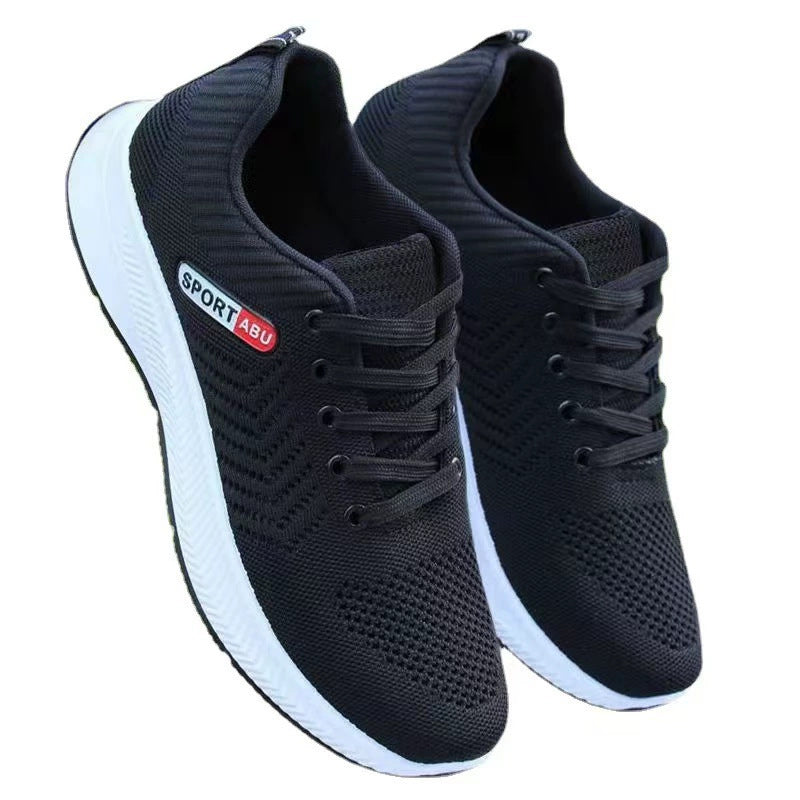 2025 spring new men's shoes breathable shoes trend casual sneaker mesh cloth shoes,outdoor running shoes