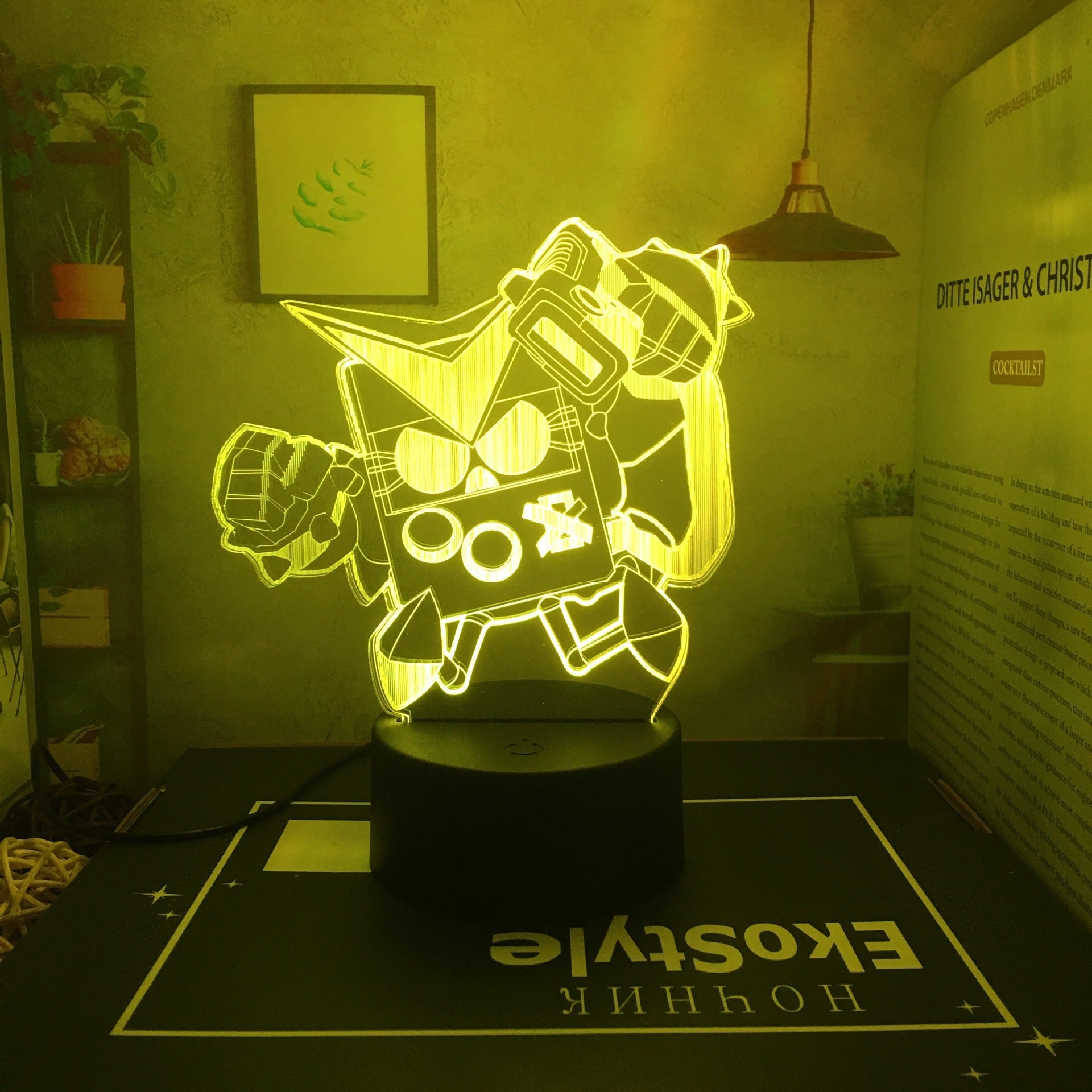 King of Gods Blok Edgar Figure Gift Bedroom Game E-Sports Atmosphere 3D Night Light