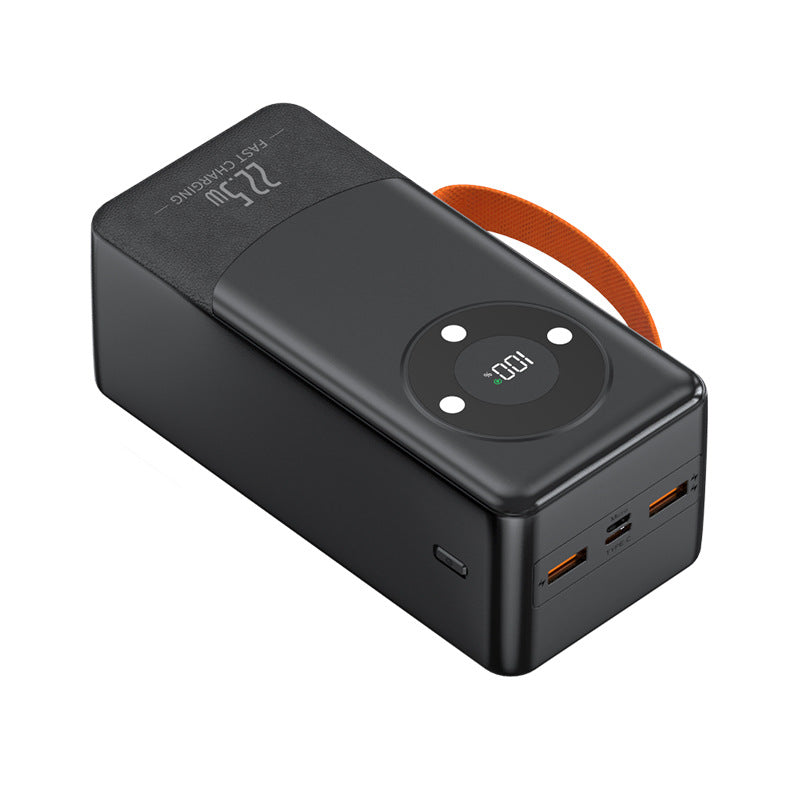 New Model with Built-In Cable Super Fast Charging Power Bank Ultra-Large Capacity 50000 Mah Mobile Power Supply