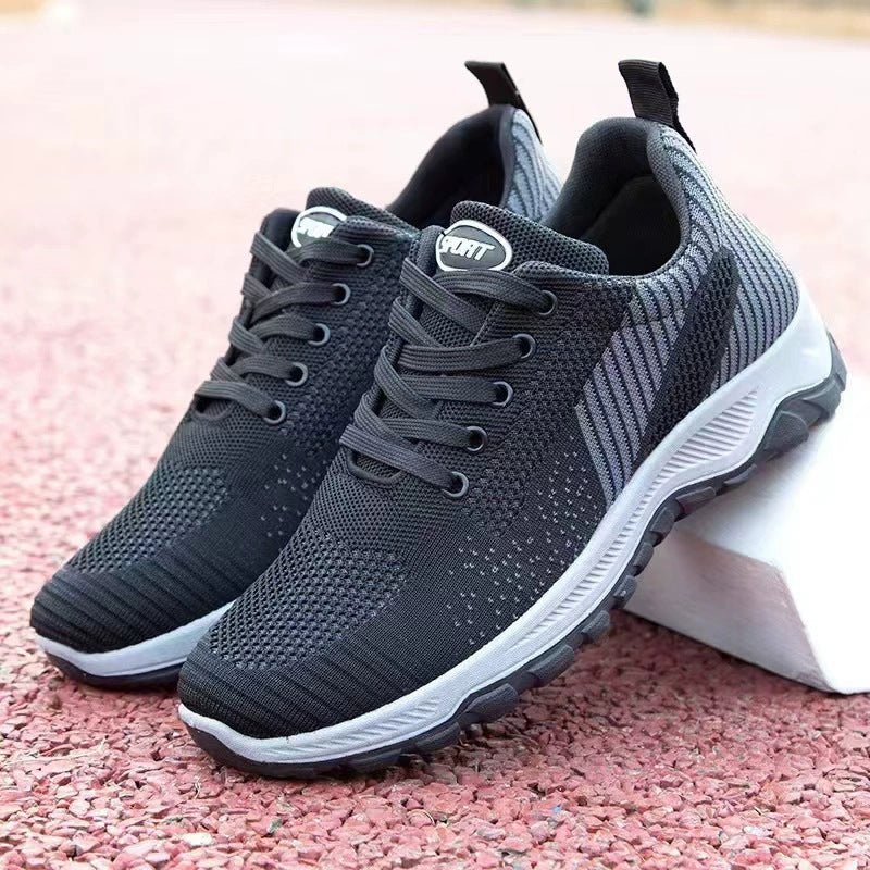 2025 spring new men's shoes breathable shoes trend casual sneaker mesh cloth shoes,outdoor running shoes