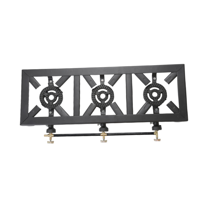 Outdoor Camping Gas Stove with Single Burner, Suitable for Liquefied Gas and Natural Gas