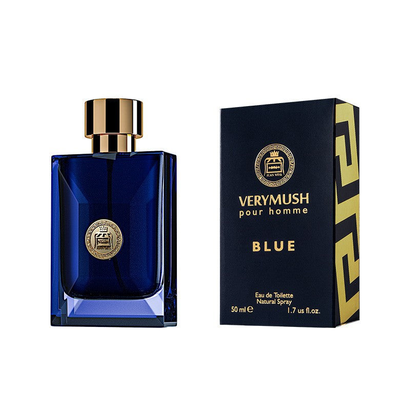 Douyin's Popular Blue Men's Perfume, Long-Lasting Fragrance, Cologne, Men's High-End Perfume