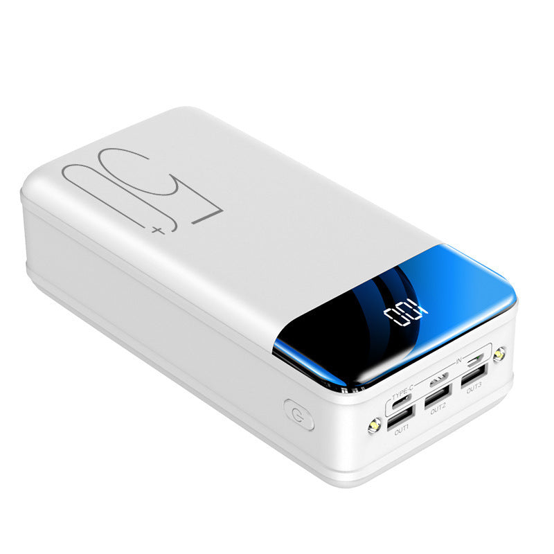 Power Bank 50000 Mah Ultra-Large Capacity Multi-U Port Digital Display Mobile Phone Universal Outdoor Power Bank Customization