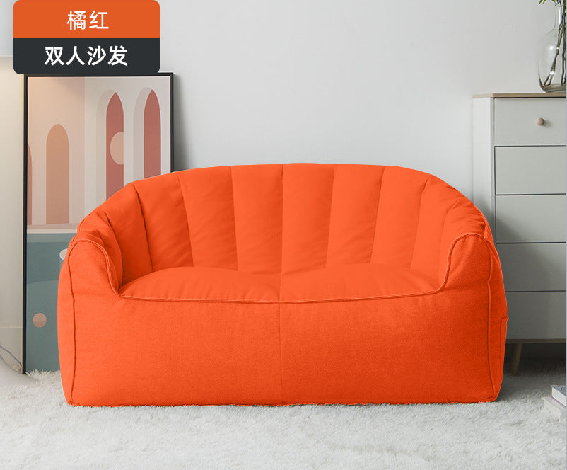 Bean bag sofa lazy sofa tatami lunch break small sofa double bedroom color matching solid color wholesale factory direct supply