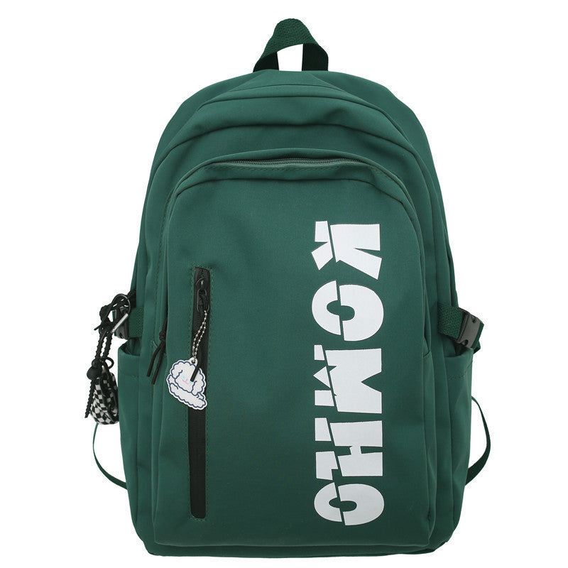 Schoolbag Boys and Girls Junior High School Students Grade Three, Four, Five and Six University Campus Simple Large Capacity Backpack Backpack