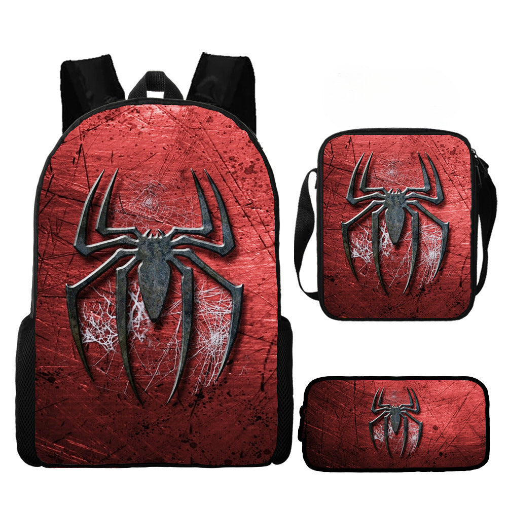 European and American  New Spider-Man Hero No Return Backpack 3D Digital Printing Casual Trendy Backpack