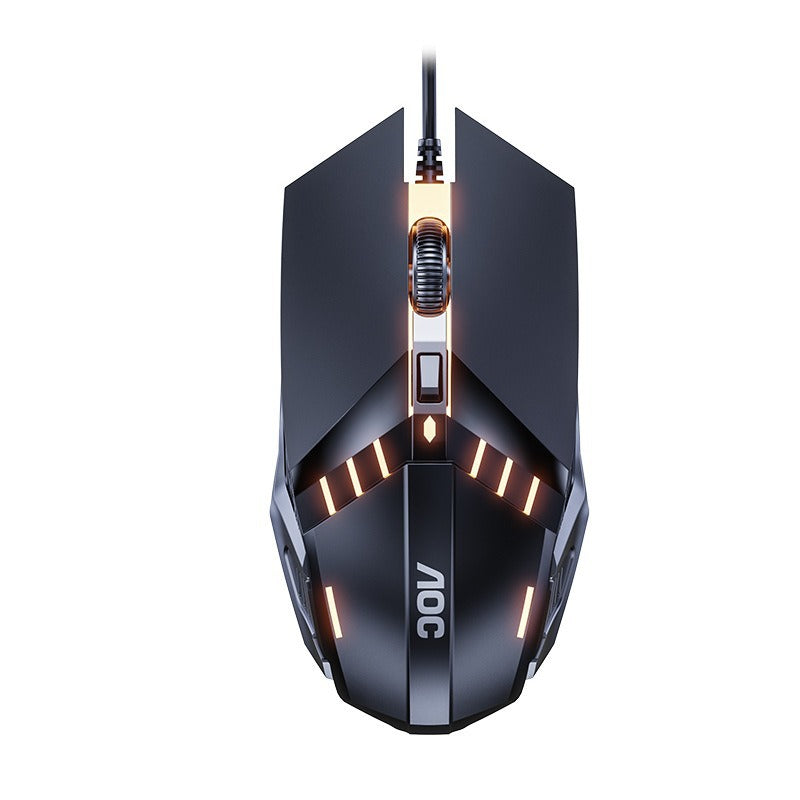 AOC computer wired mouse business office game home desktop notebook USB mouse spot wholesale