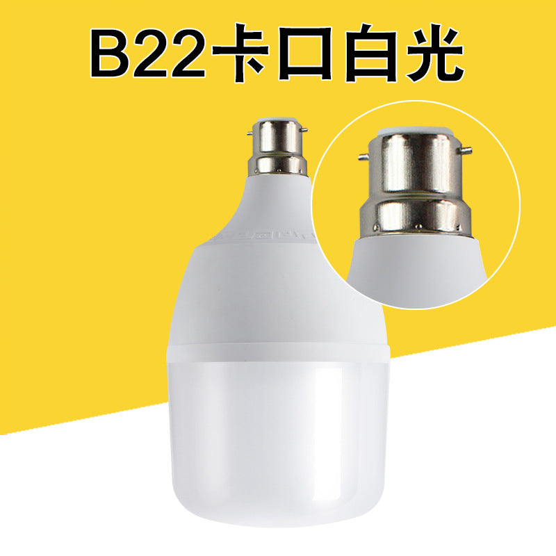 Led Light Bulb Energy-Saving Light Bulb E27 Screw Household Ultra-Bright Constant Current Plastic-Coated Aluminum High-Power Bulb