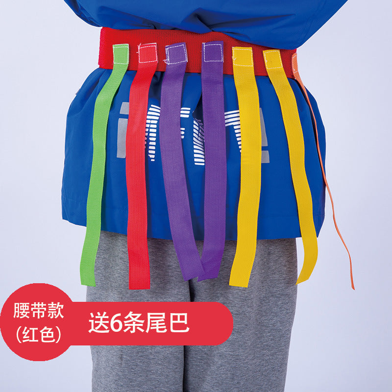 Kindergarten Tail-pulling Toy Children's Catching Belt Game Props Parent-child Outdoor Feelings Training Sports Equipment