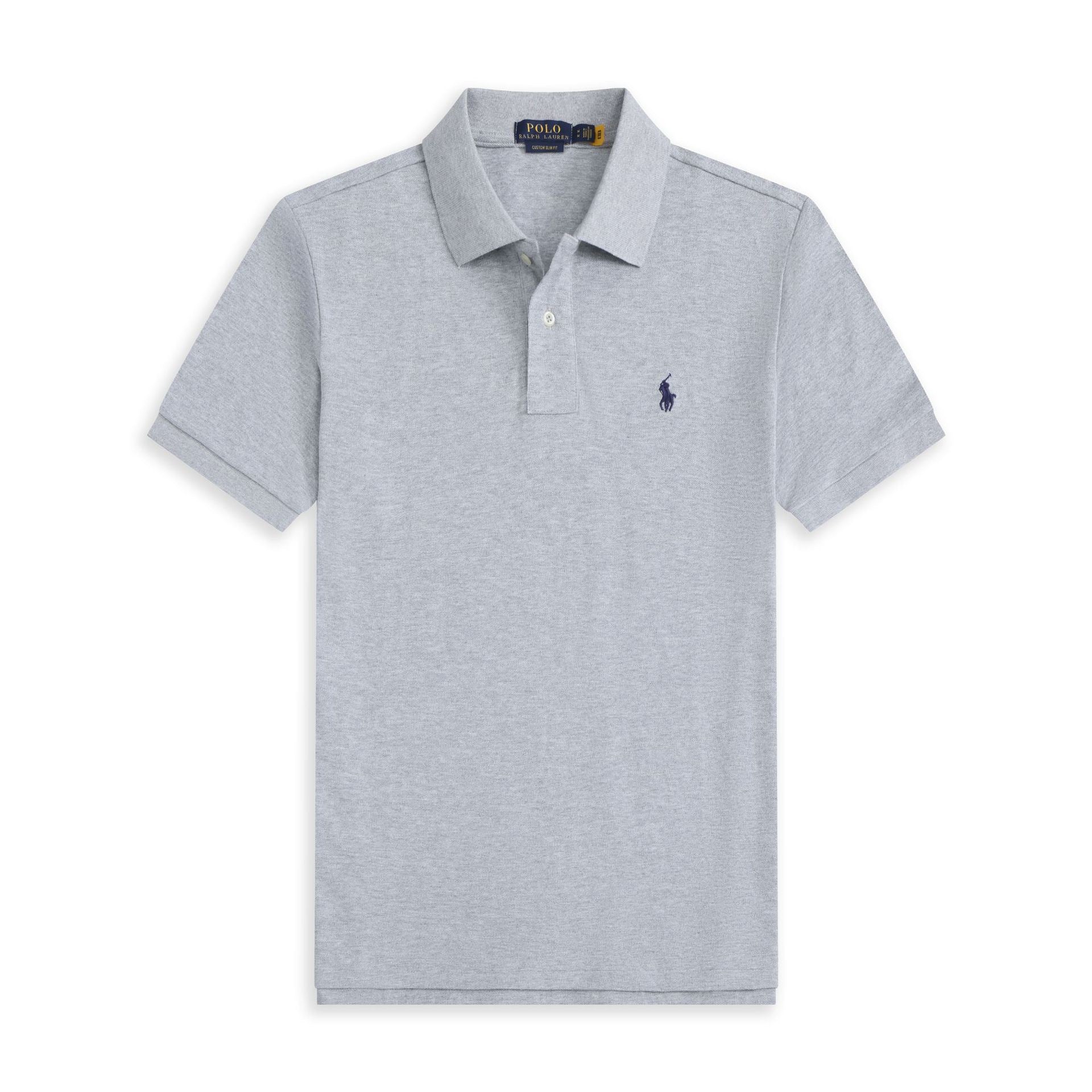 Summer Export Rlpolo Shirt Men's Short-Sleeved T-Shirt Lapel Pony Logo Embroider Casual Wear Simple and Casual