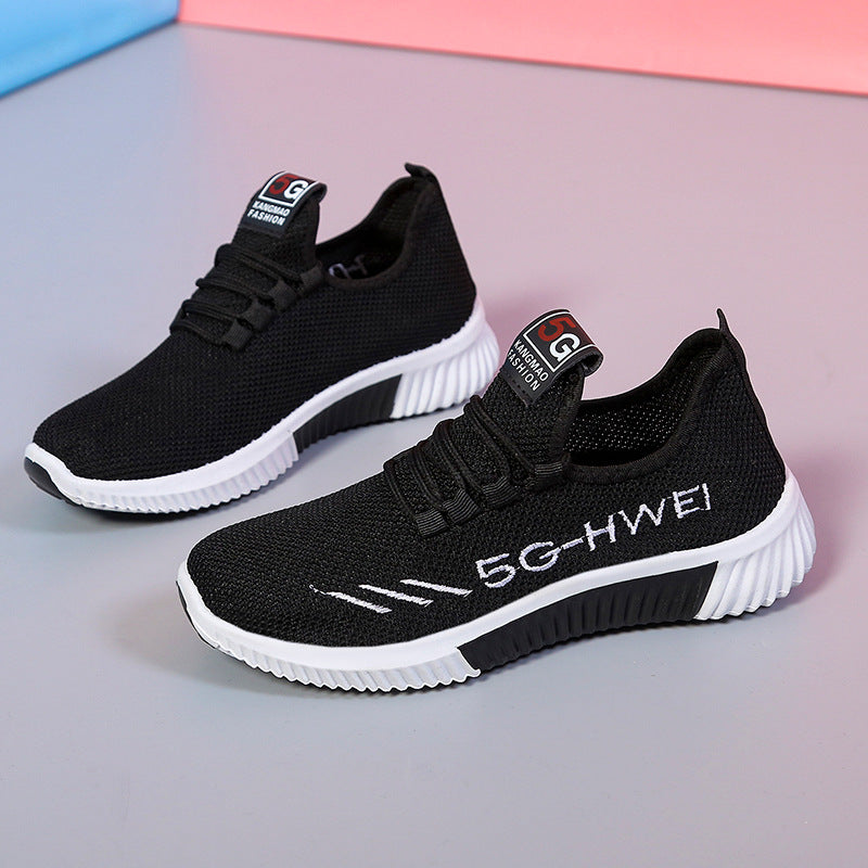 A generation of spring and autumn canvas shoes old Beijing cloth shoes women's soft bottom sneakers breathable casual shoes plus velvet cotton shoes