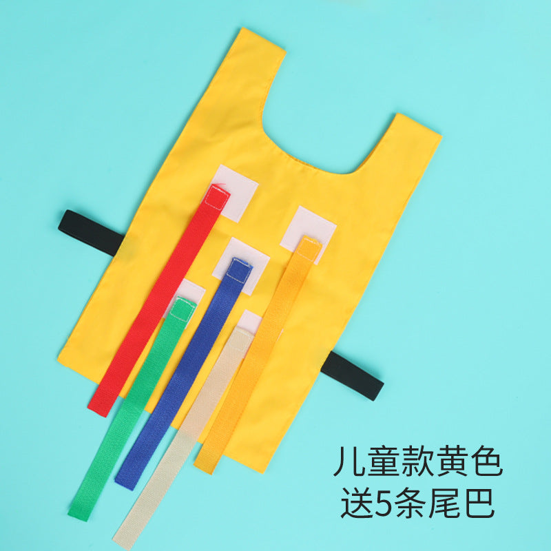 Kindergarten Tail-pulling Toy Children's Catching Belt Game Props Parent-child Outdoor Feelings Training Sports Equipment