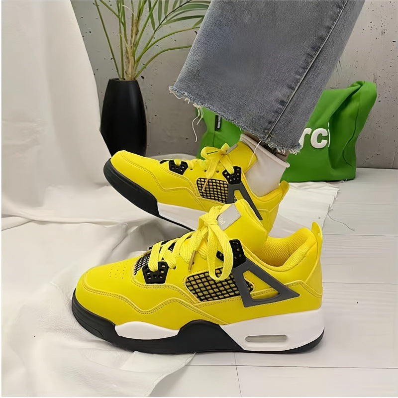Sports Shoes for Women in Autumn and Winter 2023 New Versatile Thick-Soled Heightening Girls' Shoes Popular Casual Lightweight Men's Shoes