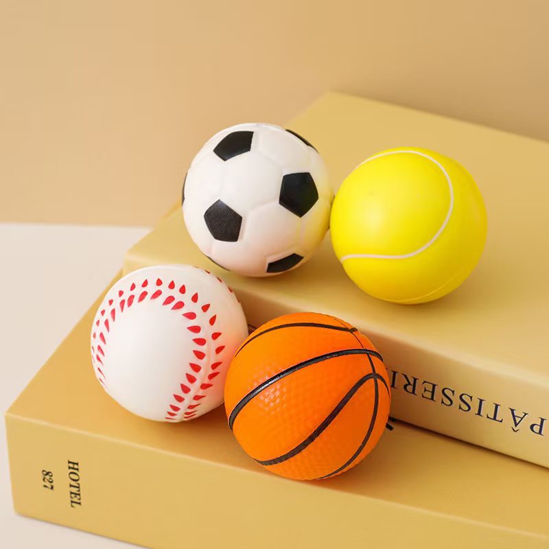 Foam Mini Solid Sponge Ball for Basketball, Baseball, Tennis, and Soccer, Elastic Stress Relief Cross-Border Decompression