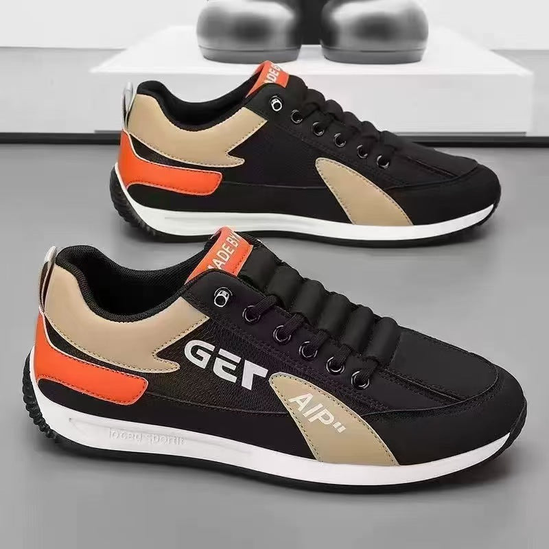 2025 Men's Shoes Spring and Autumn Casual Shoes Men's Fashionable All-match sneaker Men's Shoes Flying Woven Breathable Mesh Cloth Shoes