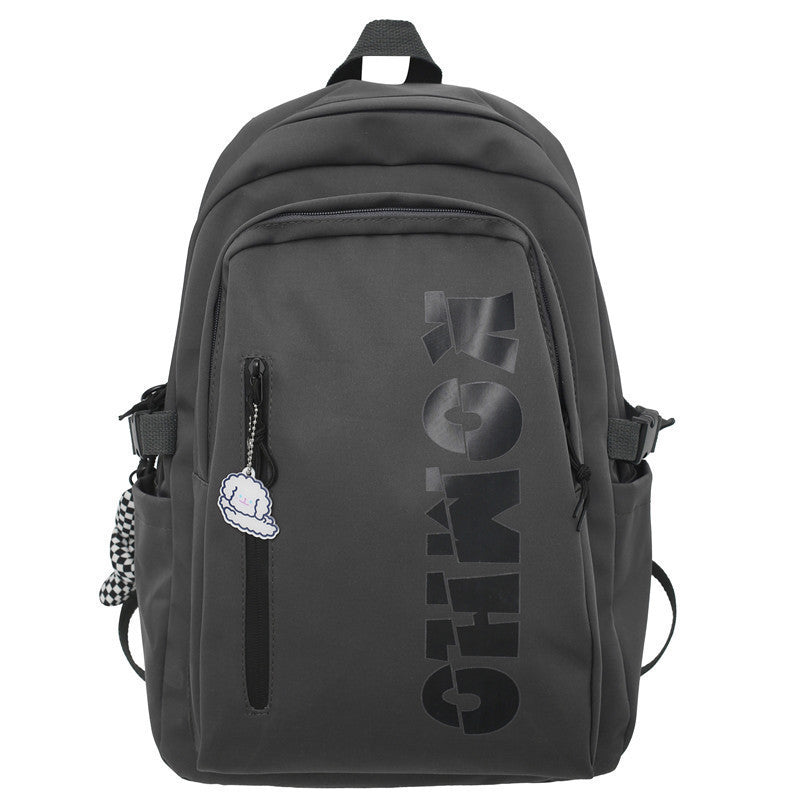 Schoolbag Boys and Girls Junior High School Students Grade Three, Four, Five and Six University Campus Simple Large Capacity Backpack Backpack